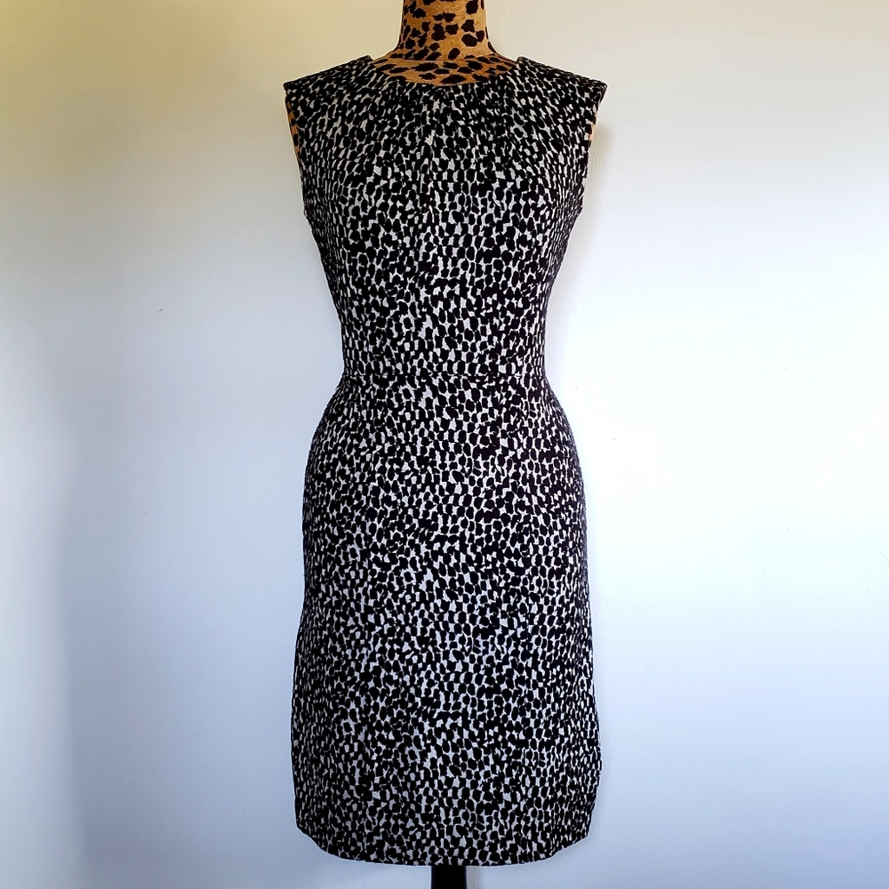 DANA BUCHMAN Sleeveless Print Dress